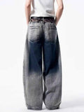 Vintage Gradient Oversize Baggy Denim Jeans