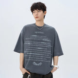 Casual Printed Oversize Short Sleeve T-Shirt