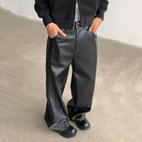 American Style Casual PU Leather Pants
