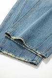 Streetwear Ripped Casual Wide Leg Denim Jeans
