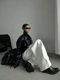 Durable Slim Fit Chic White Cool Pants