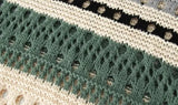 Vintaged Patterned Crochet Open Vest