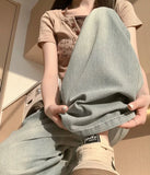 Summer Casual Staple Wide Leg High Waist Jeans