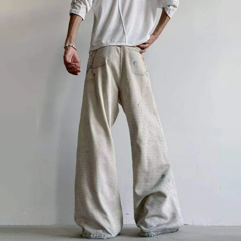 Back to Basics Washed Wide Leg Denim Jeans