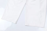 Cozy Casual Solid Color Retro Drawstring Waist Pants