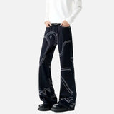 Vintage Chic Multistitch Denim Jeans