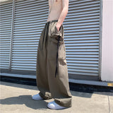 Y2K Japanese Style Loose Straight Leg Cargo Pants