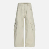 American Style Functional Wide Leg Cargo Pants