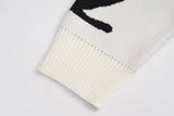 Cozy Oversized Japanese Cartoon Knit Sweater