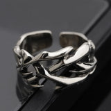 Thorns Stainless Steel Irregularity Gothic Ring