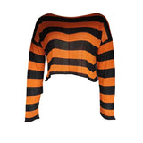 Halloween Gothic Punk Knitted Sweater
