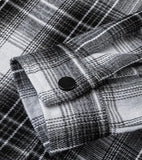 Streetwear Plaid Hooded Long Sleeve Shirt