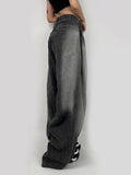Women High Waist Wide Leg Denim Jeans