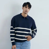 Men's Vintage Striped Knit Sweater
