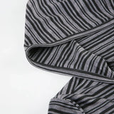 Slim Fit Striped Long Sleeve Hoodie