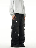 Advanced Streetwear Loose Fit Cargo Jeans