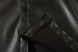 Leather Short Sleeve Shirt