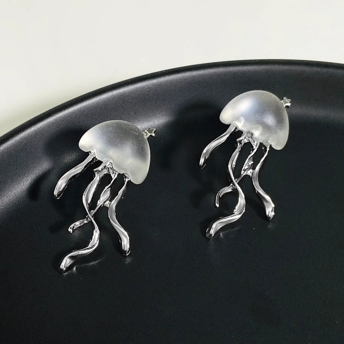 Deep Sea Jellyfish Crystal Earrings