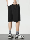 Mid-waist Drawstring Short