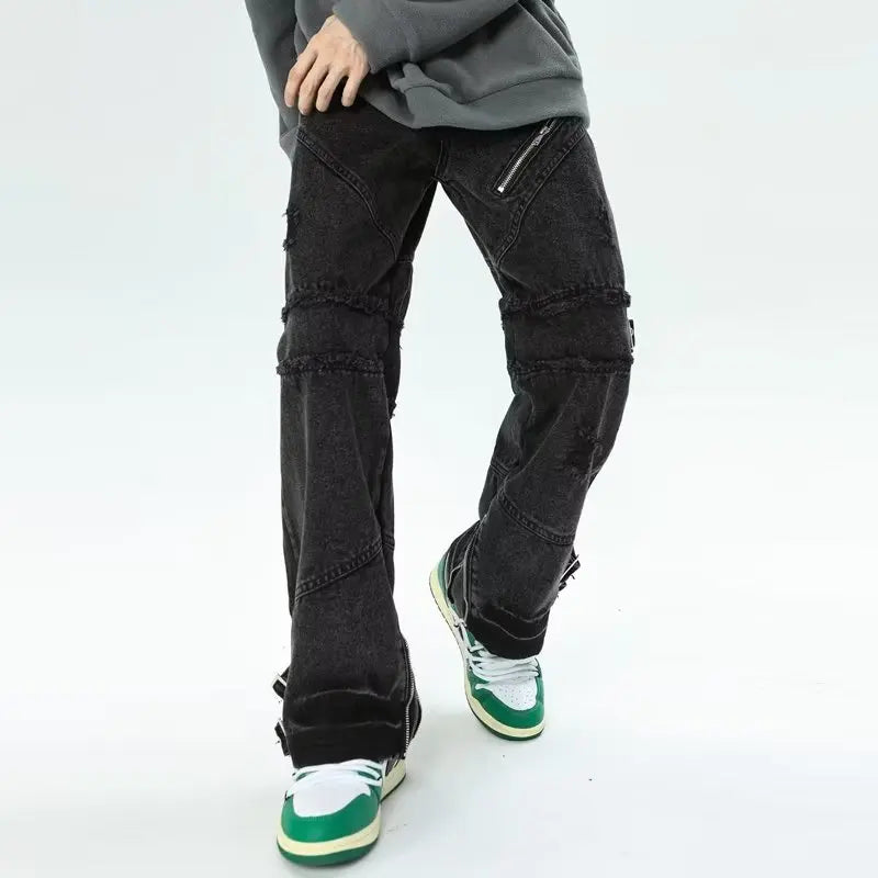 Work & Play Baggy Stacked Punk Jeans