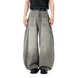 Vintage Wide-Leg Denim Jeans