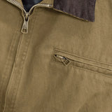 Vintage Washed Turn Down Collar Workwear Jacket