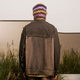 Washed Tie-dye Denim Jacket