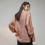 Lightweight Pink Casual Long Sleeve Shirt