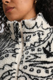 Cozy Streetwear Anime Print High Collar Jacket