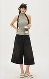 Y2K 2000s Blue Women's Punk Jorts