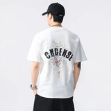 Black and White Stretchy Short Sleeve T-Shirt