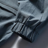 Sporty Half-Zip Windbreaker Jacket