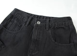 Nostalgic American Style Loose Fit Denim Jeans