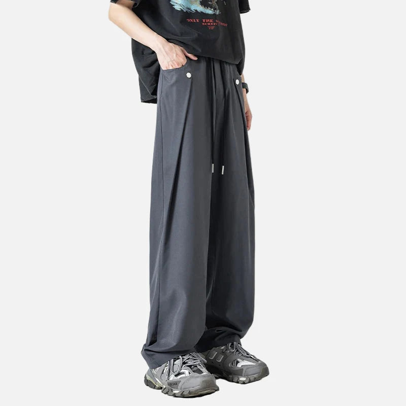 Relaxed Fit Wide Legged Hip Hop Pants