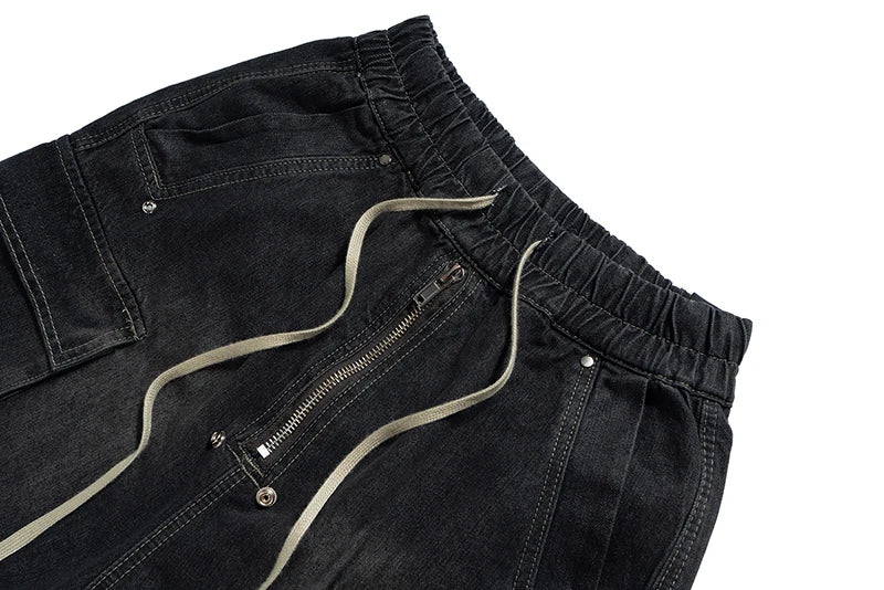 Zip-Up Loose Washed Pocket Jorts