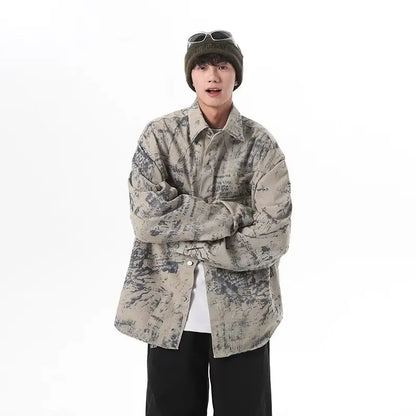 Zenith American High Street Tie Dye Denim Jacket