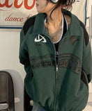 Vintage Zip-Up Women's Sweatshirt