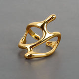 Vintage Irregular Hollow Ring