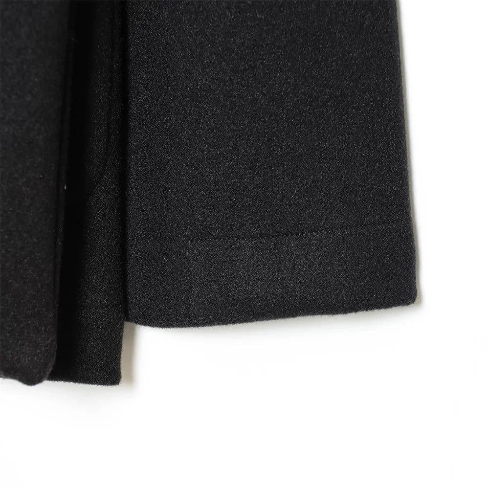 Stylish Warm Flexible Blend with-scarf Jacket