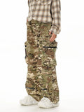 Japanese Style Versatile Camouflage Cargo Pants