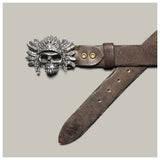 Vintage Navajo Tanned Leather Belt
