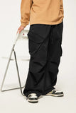 Pleated Baggy Cargo Pants