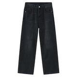Black Wide-leg Vintage Jeans