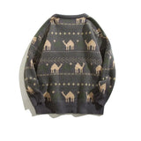 Men Cozy Winter Knit Pullover Sweater
