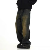 Versatile Retro Washed Casual Jeans
