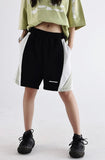 Patchwork Baggy Track Shorts