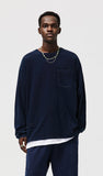 Retro Denim Sweatshirt