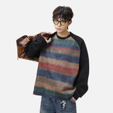 Streetwear Crewneck Raglan Sweatshirt