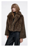 Cozy Thickened Collar Fur Jacket