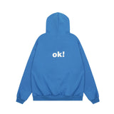 Funny Letter Printed Hip Hop Cotton Hoodie